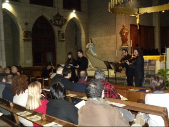 El grup Ensemble Cantbarroc l'any passat a la parròquia de Canet AJ. CANET