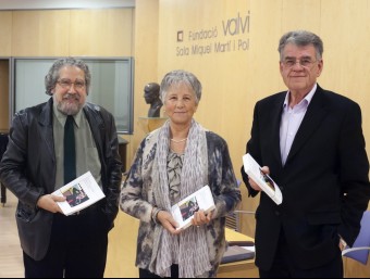 Àlex Broch, Montserrat Sans i Joaquim Vidal, dijous a la Valvi CLAUDI VALENTÍ