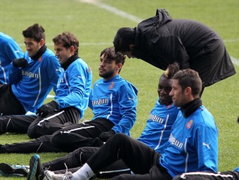 Felipe Mattioni en un entrenament recent FERRAN CASALS