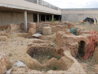 Estat en què s'hi troben les restes romanes de Paterna. EL PUNT AVUI