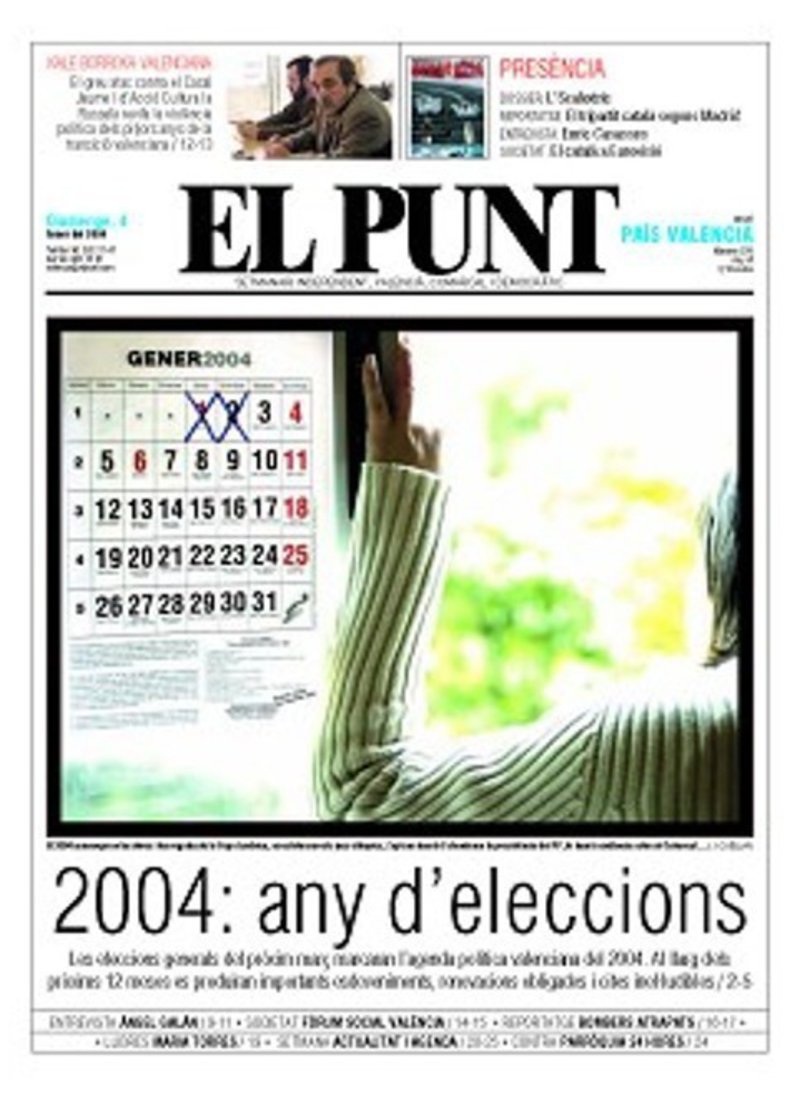 Ara fa deu anys que les eleccions generals marcaven el ritme | E.Castellano  | PAÍS VALENCIÀ | Comunicació | El Punt Avui