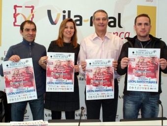 Presentació del cartell de la partida a l'Ajuntament de Vila-real. FREDIESPORT