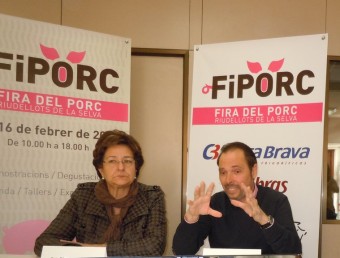Roura i el regidor Lluís Barnés, ahir. I.BOSCH