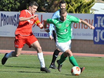 Una jugada del partit d'ahir IRIS SOLÀ