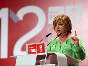 Elena Valenciano en la inauguració del curs polític de 2012. EL PUNT AVUI