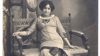 L'actriu Margarida Xirgu a Barcelona, l'any 1910 ARXIU D'IMATGES DEL MUSEU DE BADALONA