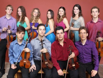 Ensemble de violins Capella de Sant Esteve. EL PUNT AVUI