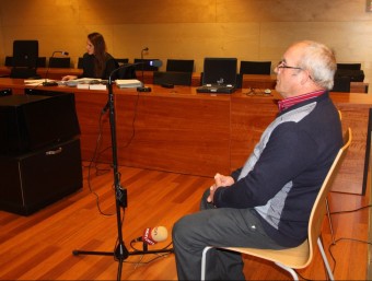 L'imputat ahir al judici, a la secció tercera de l'Audiència de Girona XAVIER PI (ACN)