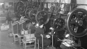 Imatge d'un taller industrial de postguerra AJUNTAMENT DE GIRONA - SGDAP