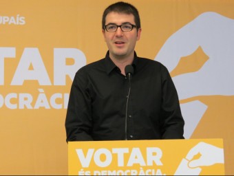 El candidat gironí d'ERC a les europees, Bernat Costa EL PUNT AVUI