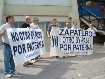 Manifestació de la Plataforma contra el By Pass de Paterna en maig de 2009. EL PUNT AVUI