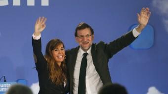 Sánchez-Camacho i Rajoy en la Convenció del PP a Barcelona, el 25 de gener del 2014 ORIOL DURAN