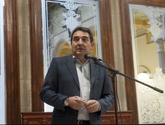L'exalcalde de Sabadell, Manuel Bustos, el dia que va declarar al TSJC pel cas Mercuri JOSEP LOSADA