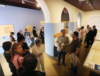 La nova sala d'exposicions a la planta baixa de la Casa Masó es va inaugurar ahir amb els projectes que va abordar l'arquitecte durant la Mancomunitat MANEL LLADÓ