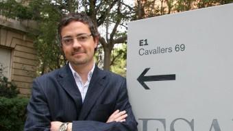 El professor Josep Manuel Comajuncosa en una fotografia recent