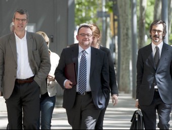 El diputat del PSC Daniel Fernández, arribant al TSJC per declarar sobre el cas, al maig de l'any passat JOSEP LOSADA