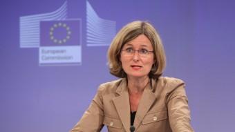 La portaveu de la Comissió Europea, Pia Ahrenkilde ACN