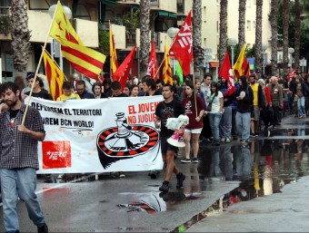 Manifestació en contra de BCN World el passat mes de maig a Salou ARXIU / ACN
