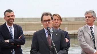 El president de la Generalitat, Artur Mas, ha inaugurat aquest dissabte la remodelació del Port de Colera ACN