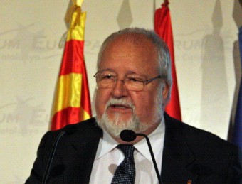 Salvador Esteve, intervenint al Fòrum Europa. Tribuna Catalunya ACN