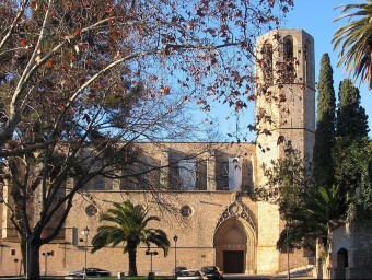 Exteriors del Monestir de Pedralbes de Barcelona.  ARXIU