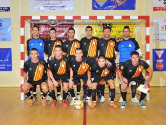 La selecció que va jugar contra Romania el 2011 FCF