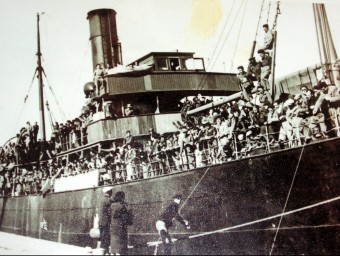 Imatge de l'Stanbrook abans de salpar des del port d'Alacant. BARCELLA