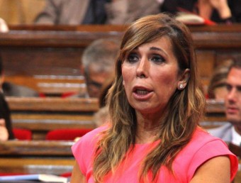 Sanchez-Camacho en el ple d'aquest dimecres al Parlament ACN