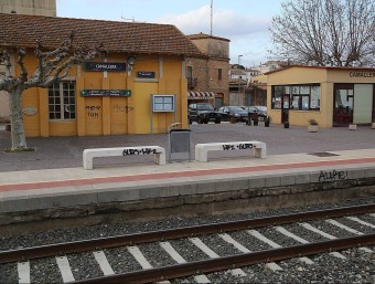 L'estació de Camallera, un una imatge d'arxiu. MANEL LLADÓ