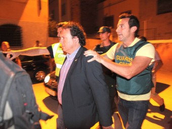 Masagué va ser detingut per la Guàrdia Civil a l'Ajuntament de Torredembarra el passat 26 de juny JUDIT FERNÀNDEZ
