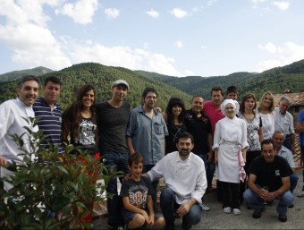 Representants de tots els restaurants participants a l'oferta gastronòmica de la EL9NOU VEDELLA