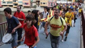 El cercavila ‘Botem Votar', aquest divendres a Girona JOAN CASTRO/ICONNA