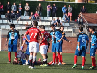 Els jugadors del Vilassar, en un partit la temporada passada JUDIT FERNÁNDEZ