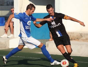 Sergi Murga refusa una pilota en un partit, en una imatge d'arxiu JUDIT FERNÁNDEZ