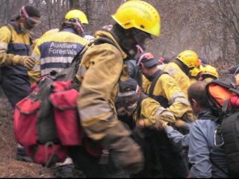 Fotografama del documental sobre l'incendi d'Horta de Sant Joan emès per Tv3 SENSE FICCIÓ