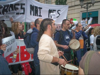 Protesta antitaurina a Algemesí. EL PUNT AVUI