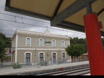 El tren havia de sortit de l'actual estació de Gualba