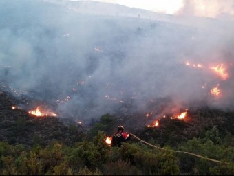 Incendi a la Serra Mariola. B. SILVESTRE