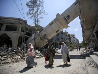 Els bombardejos a Gaza o la tensió de Rússia i Ucraïna fan pujar la tensió a Europa  EFE