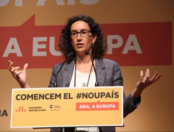 La secretària general d'ERC, Marta Rovira, aquest dissabte a Mollet del Vallès ACN