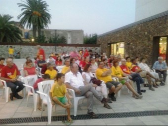 L'acte convocat per l'ANC de Verdera, ahir a la tarda, a Vilajuïga EL PUNT AVUI