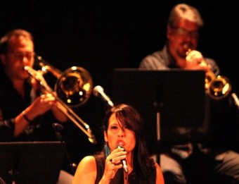 Actuació de la Girona Jazz Project, amb l'espectacle ‘Fa Puntí', on es versionen temes d'Adrià Puntí JOAN SABATER