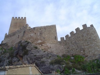 Vista general exterior del castell de Banyeres de Mariola. B. SILVESTRE