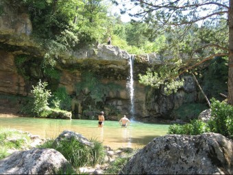 El gorg del Colomer, a l'itinerari de natura del Torrent de la Cabana. ANNA AGUILAR