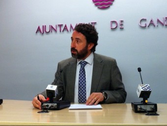 Vicent Mascarell en conferència de premsa. EL PUNT AVUI
