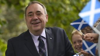 Alex Salmond en una imatge feta durant la campanya del referèndum escocès REUTERS