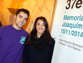 Els internacionals Rubèn Gómez i Laura Gamell , els dos representants catalans en el memorial Joaquim Blume de dissabte vinent QUIM PUIG