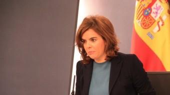 La vicepresidenta espanyola, Soraya Sáenz de Santamaría ACN