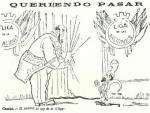 Acudit publicat a El Imparcial el 3 de desembre de 1918 en el que es fa referència als intents de dur el plet català a la Societat de Nacions AHCB / HEMEROTECA BIBLIOTECA DE CATALUNYA / HEMEROTECA