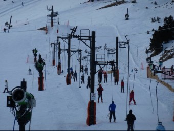 Una vista de l'estació d'esquí de Vallter 2000 on la Generalitat és ara l'accionista majoritari. J.C